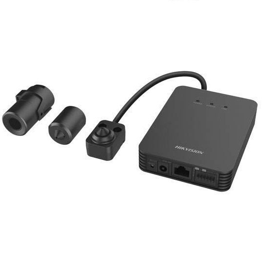 Hikvision DS-2CD6424FWD 202 2MP Indoor Covert L-Shape Pinhole Camera, 120dB WDR, 2m Cable, 3DDNR, 3.7mm