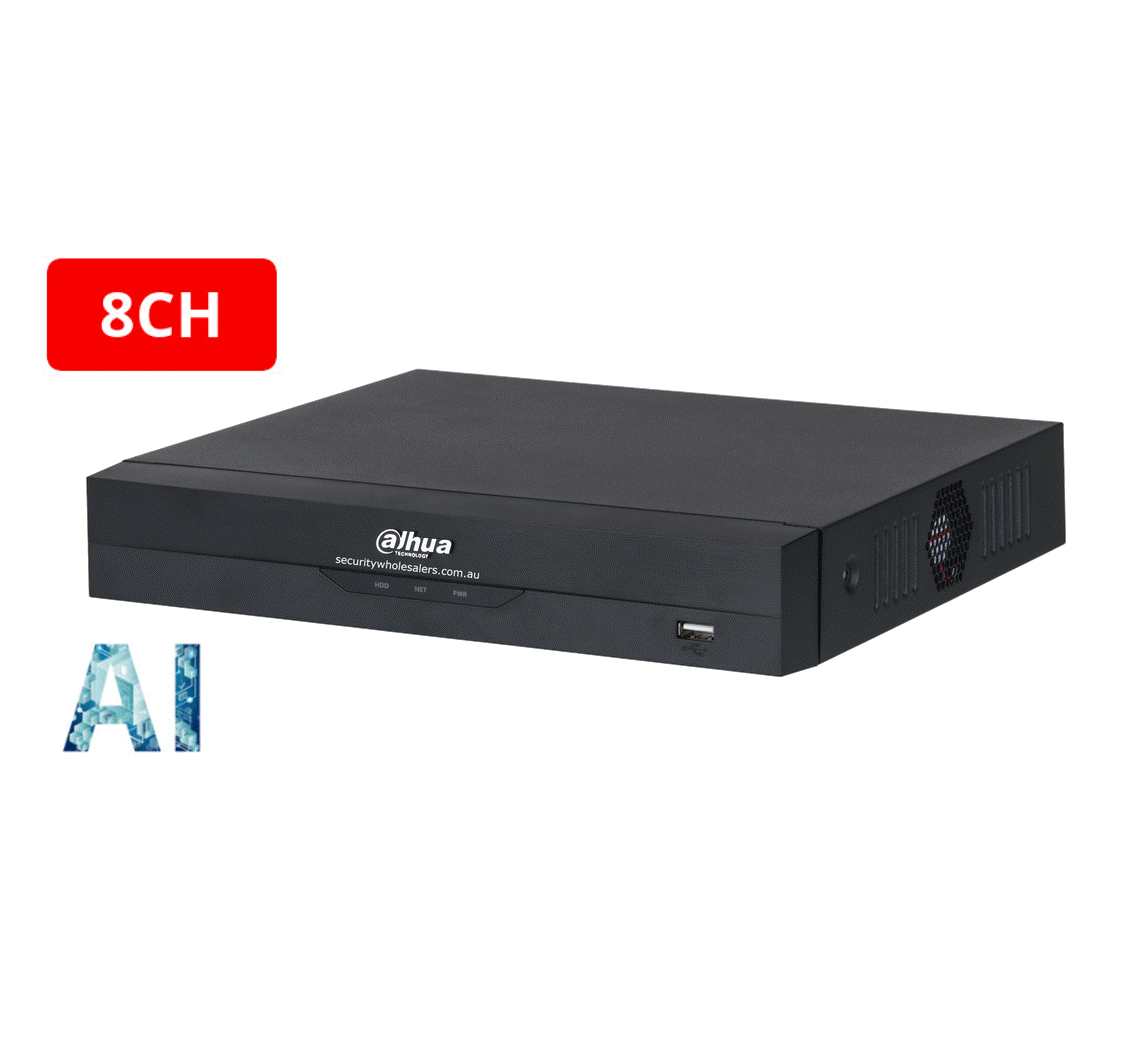 Dahua DHI-NVR4108HS-8P-AI/ANZ Channel 8PoE Up to 16MP Wizsense Network  Video