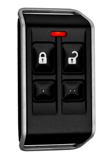 Wireless 4 button key fob RFKF-FBS for Bosch B810 and RFRC-STR Wireless Receiver