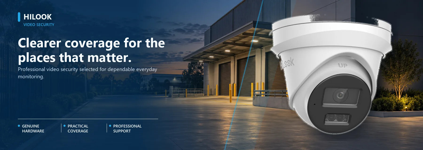 HiLook 6MP Cameras product shown in a Security Australia surveillance setting.