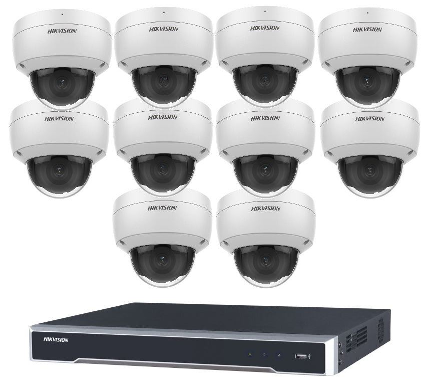 10 cam kit 2CD2186G2H-ISU + DS-7616Ni-M2-16P no hdd 1