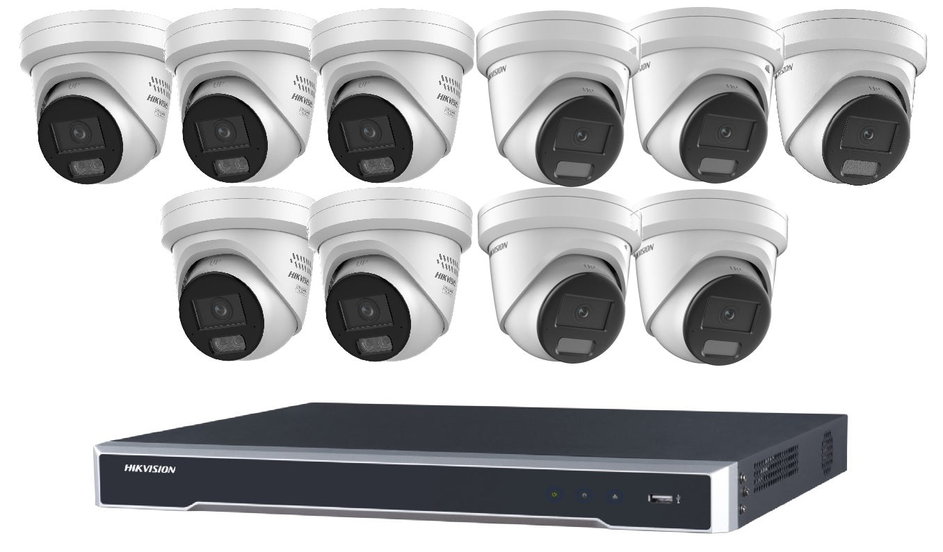 10 cam kit DS-2CD2386G2H-IU + DS-7616NI-M2-16P