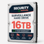 16TB HDD - Surveillance Hard Drive for DVRs & NVR