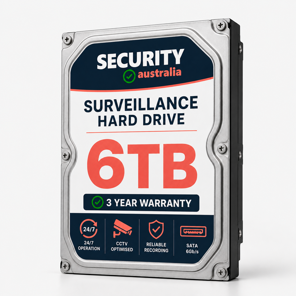 6TB HDD - Hard Drive for DVRs & NVR