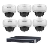 6MP 8CH Hikvision CCTV Kit: 6 x IP Dome Cameras with Acusense + 8CH NVR
