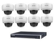 6MP 8CH Hikvision CCTV Kit: 8 x IP Dome Cameras with Acusense + 8CH NVR