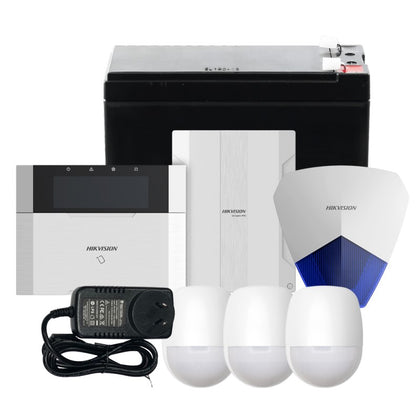 Hikvision KIT-PHA64 AX Hybrid Kit  1x Keypad, 1x Siren Strobe, 3x PIR Detector