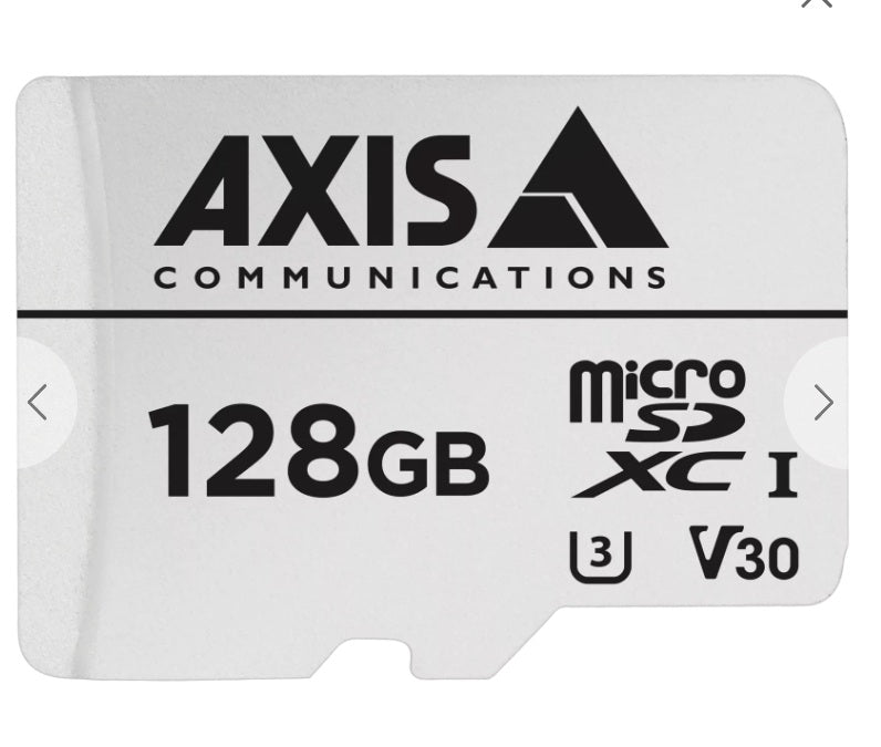 AXIS 128GB microSDXC surveillance card