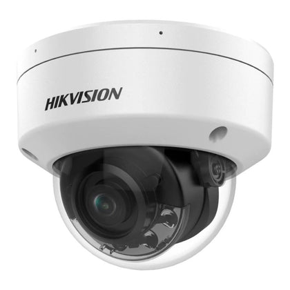 Hikvision DS-2CD2187G2H-LI 8MP Outdoor ColorVu Dome Camera, Hybrid Light Mic, 2.8mm