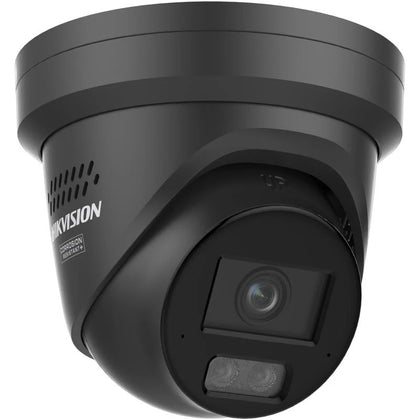 Hikvision DS-2CD2367G3-LIS2UY/SL-BLK 6MP ColorVu 3.0Turret Camera With Strobe / Speaker (BLACK)