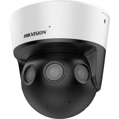 Hikvision 16MP Panoramic DS-2CD6944G1-IHS/UY Turret Camera with 180° Stitched View, 2.8mm Fixed Lens, IR 20m