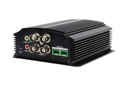 Hikvision DS-6704HUHI 4ch Encoder HDTVI/HDCVI/AHD/CVBS, up to 5MP at 12fps, H.265/H.264