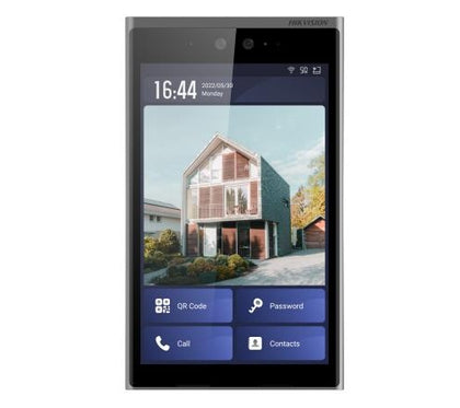 Hikvision DS-KD9633-WBE6 Ultra Series Face Recognition Door Station with 10.1-inch Touchscreen, 2MP Dual Camera, Android System & IP65 Protection