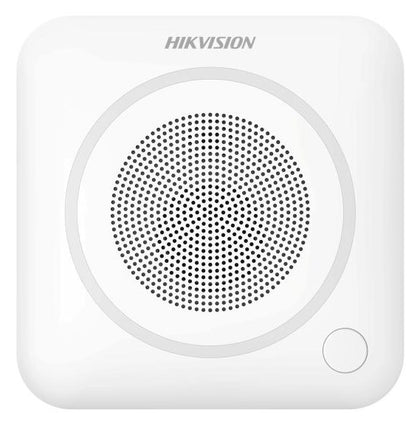 Hikvision AX PRO DS-PS403I-WB Wireless Indoor Intercom Sounder Plus with Full Duplex Intercom, LED Indications, 105dB Adjustable Alarm Sound