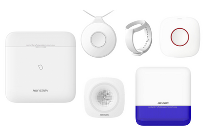 Hikvision AX PRO Duress Alarm Security Kit - Control Panel, Panic Buttons & Sirens