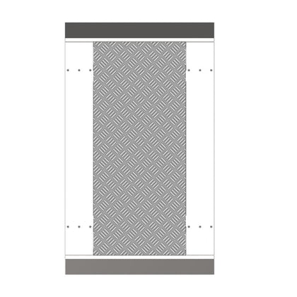 Hikvision DS-K3B601-BASE Turnstiles Base Module, Middle Lane, 650mm lanes