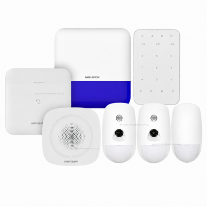 Hikvision AXPRO-KIT3DETECTORS-VIDEO AX PRO Hub Kit, 2 x PIR with Video Verification