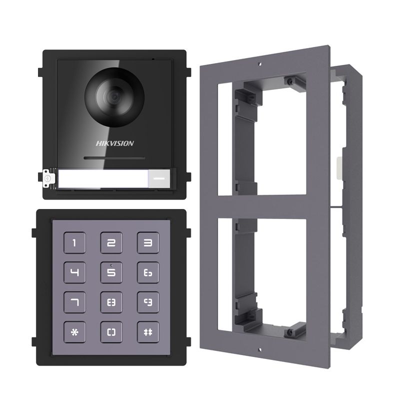M2 Intercom/keypad Hikvision 2nd Gen IP Intercom Kit, Door Station, Keypad Module & Surfa ...