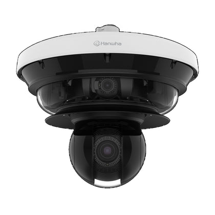 Hanwha Vision PNM-C34404RQPZ 4K 4Ch PTRZ + 2MP 40x PTZ AI Camera