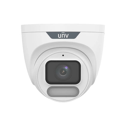 Uniview IPC3624LE-ADF28K-WP 4MP OwlView ColorHunter Turret, Warm Light 30m, IP67, PoE, Built-in Mic