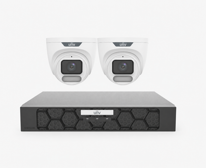 Uniview UNV Acutrack Owlview 2 x 6MP Smart CCTV Kit; 4CH NVR - NO HDD included