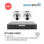 Uniview UNV 2 x 6MP Easystar AI CCTV Kit; NVR - NO HDD included
