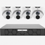 Uniview UNV 4 x 6MP Easystar AI CCTV Kit; 8CH NVR - NO HDD included