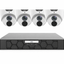 Uniview UNV 4 x 8MP Easystar AI CCTV Kit; 8CH NVR - NO HDD included