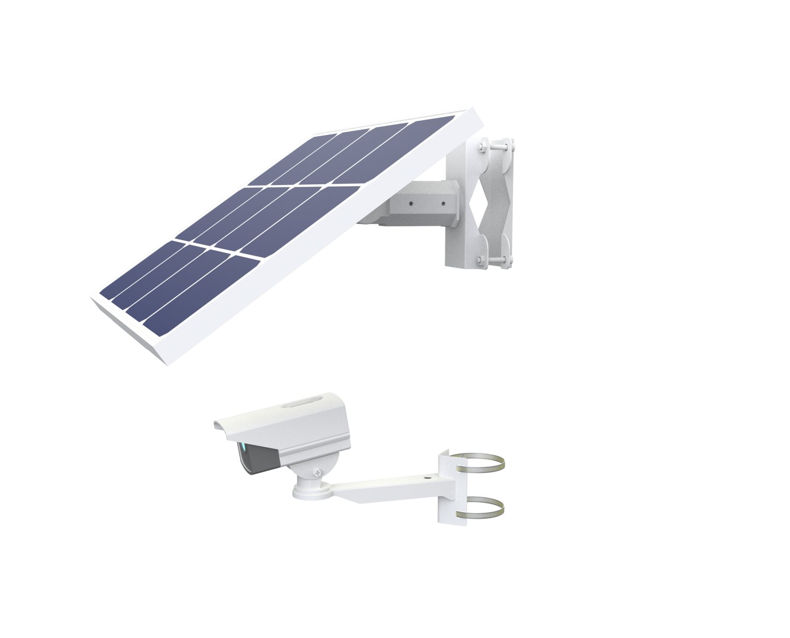 Solar-CCTV Kit (XPAND-module Battery/Panel/Bracket) Compatible With Mo ...
