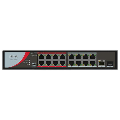 Hikvision NS-0318P-130(B) 16Port 100 Mbps Long-Range PoE Unmanaged Switch with Gigabit Uplink & 250m Extend Mode