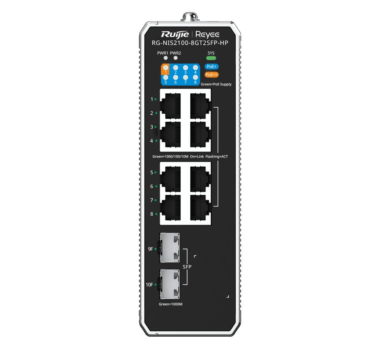 RG-NIS2100-8GT2SFP-HP 1