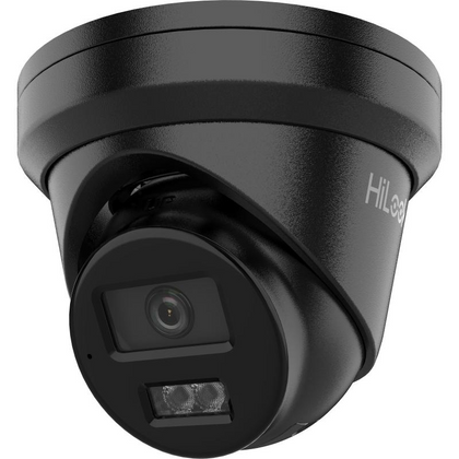 HiLook by Hikvision 6MP IPC-T363H-MU Acusense Turret IP Camera with Mic Colour Night BLACK