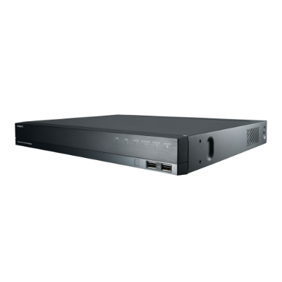 Hanwha Wisenet HAN-XRN-820S 8ch PoE NVR, AI Search, H.265, 100Mbps, No HDD (2 SATA 12TB)