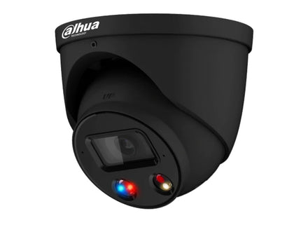Dahua TIOC Advanced 2.0 DH-IPC-HDW3849H-AS-PV-S3-BLK 8MP AI Active Deterrence Full color IP Turret Camera BLACK