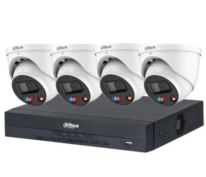 Dahua 4 x 6MP DH-IPC-HDW3649H-AS-PV-ANZ TIOC 2.0 with Wizsense Turret 4CH Kit
