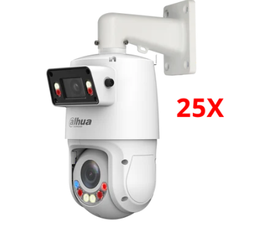 Dahua DH-SDT4E425-4F-GB-A-PV1 X-Spans 4MP+4MP 25x TiOC WizSense Network PTZ Camera