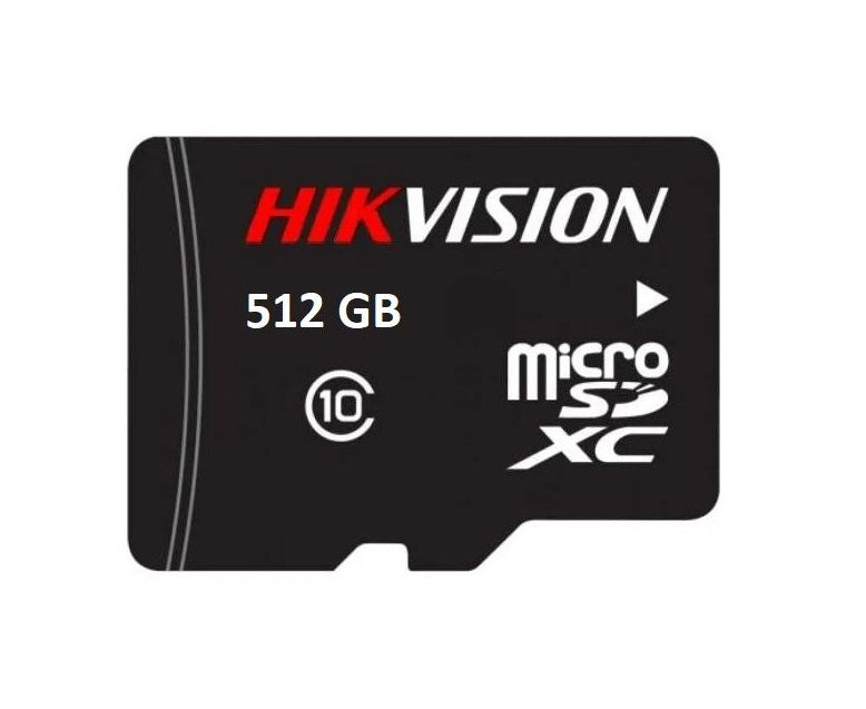 Hikvision HS-TF-L2-512 512GB MicroSD Card for CCTV & Security Cameras | L2 Series | 95MB/s Read