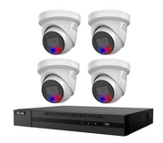 HiLook by Hikvision 8MP 4K Acusense 4 Camera , 4CH NVR Kit - ACDC All in one Camera with Colour Deterrance
