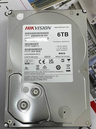 6TB HDD - Purple Surveillance Hard Drive for DVRs & NVR