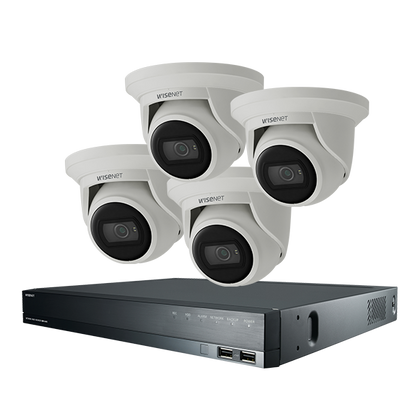 Hanwha Vision CT-ANE-KIT-16CH4CAM A Series Kit (4 x ANE-L7012R + 1 x ARN-1610S w/ 4TB HDD)