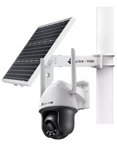 TP-Link VIGI SP6020 Intelligent Solar Power Supply System 60W with VIGI C540-4G 4MP Outdoor Full-Colour 4G Pan Tilt Network Camera