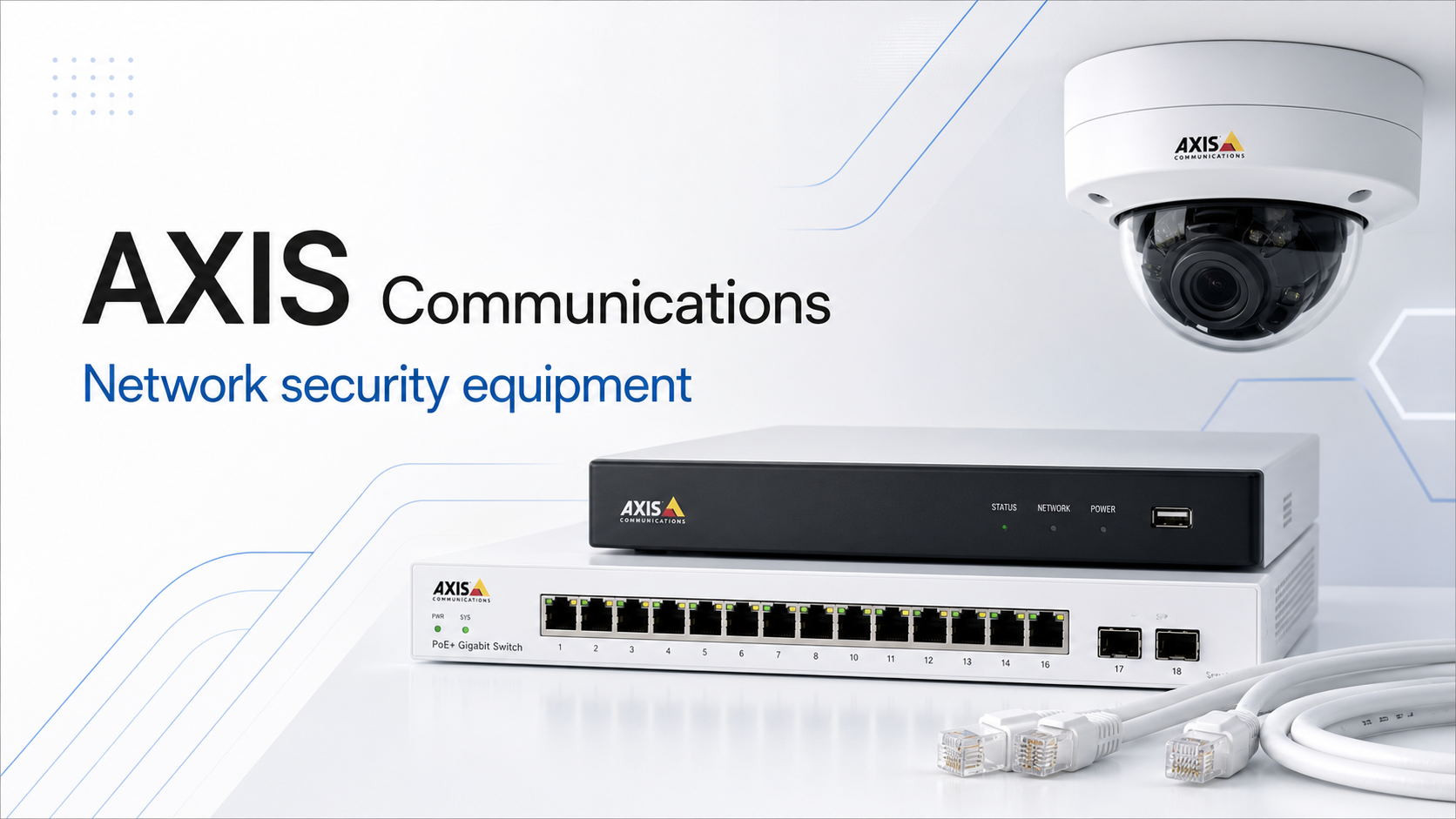 AXIS Communications equipment promotional banner