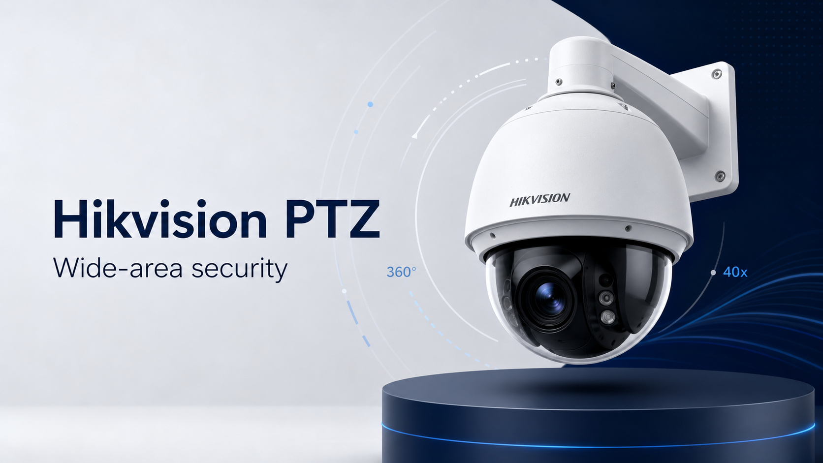 Hikvision PTZ promotional banner