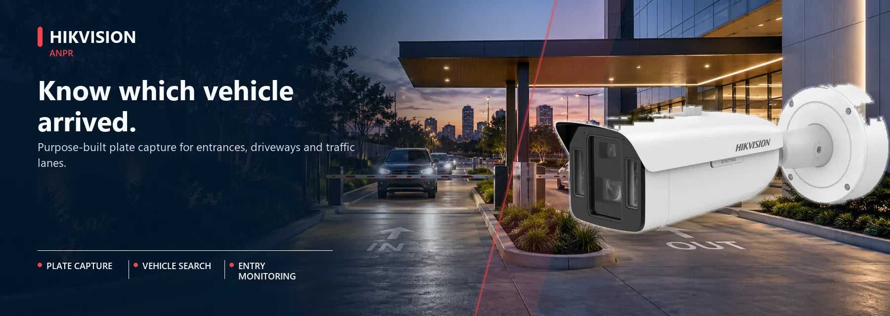 Hikvision anpr shown in a relevant Australian property setting.